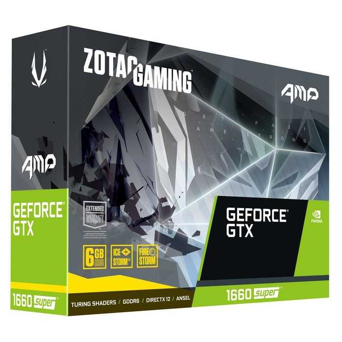 Обзор и тестирование видеокарты zotac gaming geforce gtx 1660 amp edition [zt-t16600d-10m]