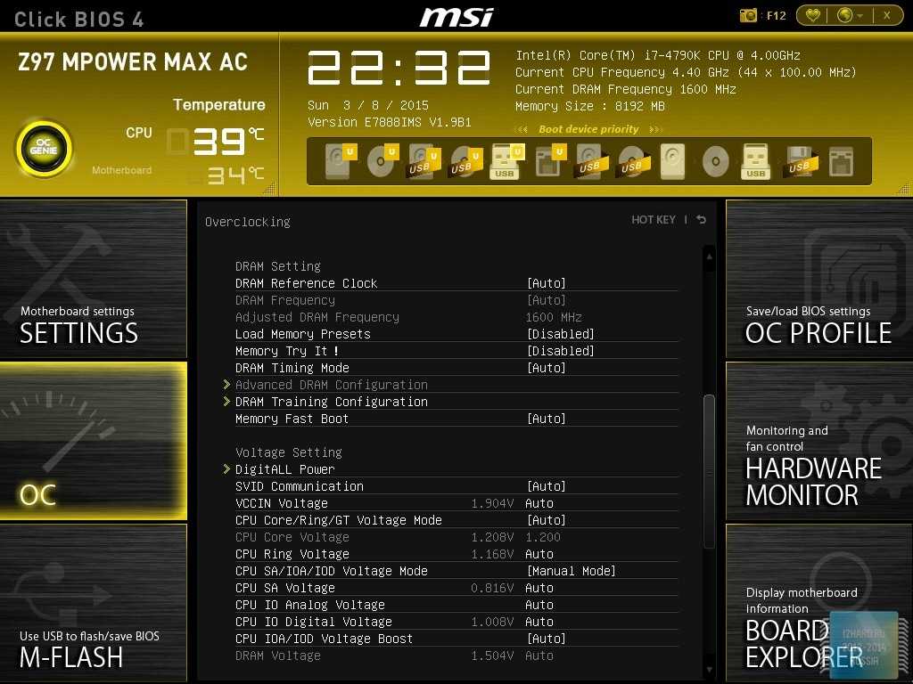 Msi z97 mpower max ac