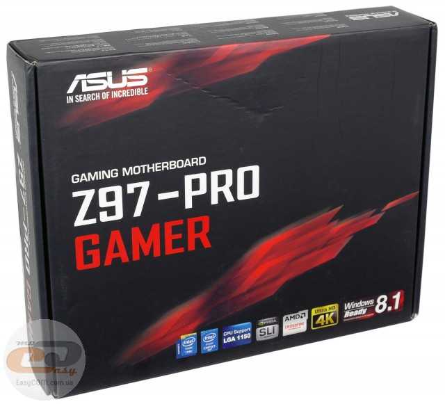 Обзор и тест материнской платы asus z97-pro