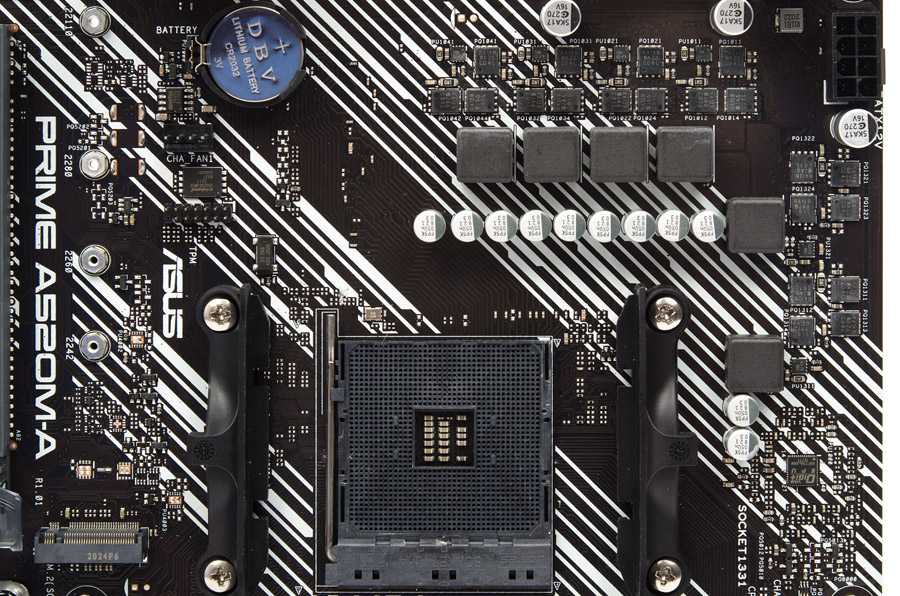 Доступная модель формата microATX на чипсете AMD A320 с достойным оснащением и тремя видеовыходами