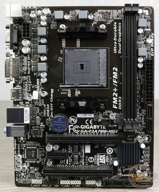 Компактная модель формата microATX на базе чипсета AMD A78, которая отличается соответствием концепции Ultra Durable 4 Plus, хорошим набором видеовыходов и рядом других особенностей.
