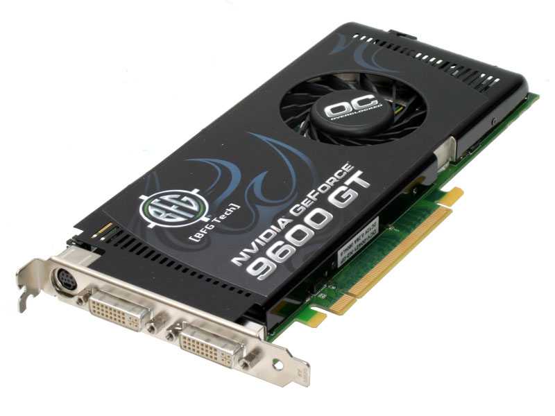 Geforce 9600gt — мощный средний класс от nvidia